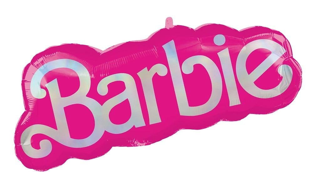Amazon.com: Anagram Super Shape Barbie 32 inch Hot Pink Foil